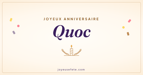 Image « Joyeux anniversaire Quoc » au format large