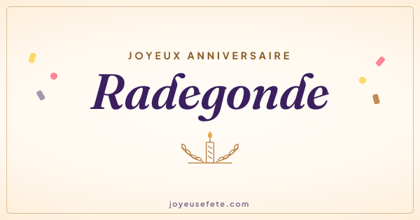 Image « Joyeux anniversaire Radegonde » au format large