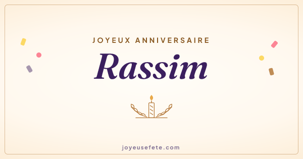 Image « Joyeux anniversaire Rassim » au format large