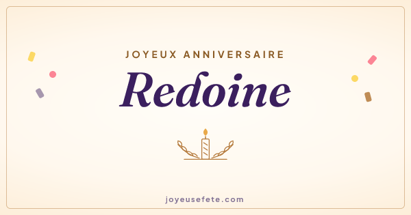 Image « Joyeux anniversaire Redoine » au format large