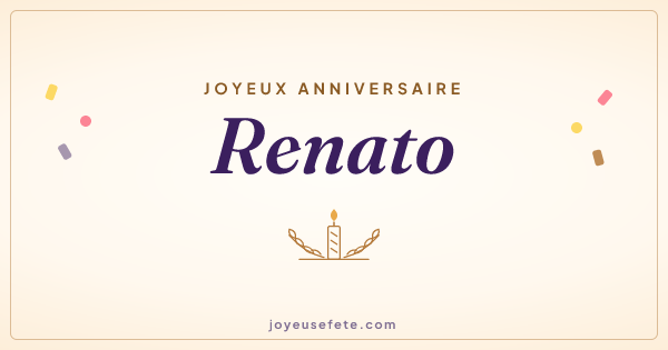 Image « Joyeux anniversaire Renato » au format large