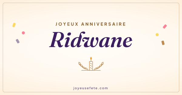 Image « Joyeux anniversaire Ridwane » au format large