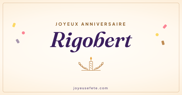 Image « Joyeux anniversaire Rigobert » au format large