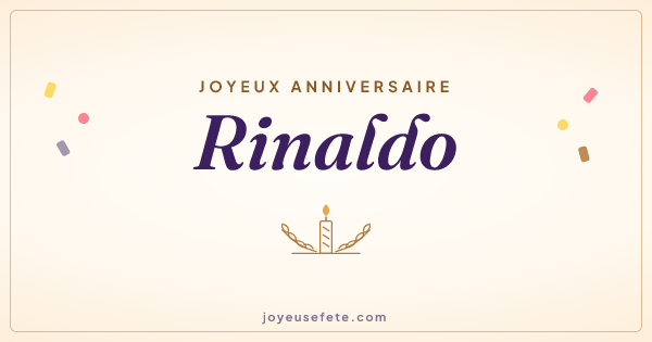 Image « Joyeux anniversaire Rinaldo » au format large
