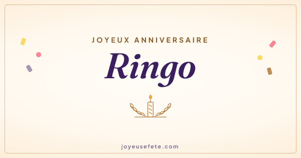 Image « Joyeux anniversaire Ringo » au format large