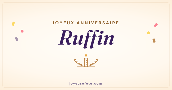 Image « Joyeux anniversaire Ruffin » au format large