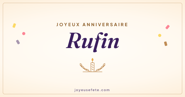 Image « Joyeux anniversaire Rufin » au format large