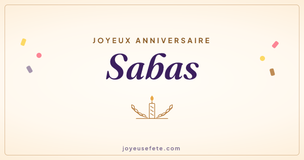 Image « Joyeux anniversaire Sabas » au format large