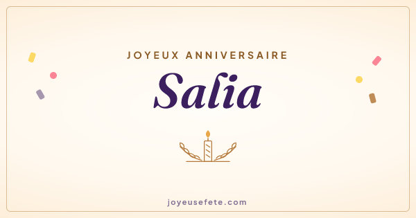 Image « Joyeux anniversaire Salia » au format large