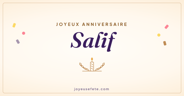 Image « Joyeux anniversaire Salif » au format large