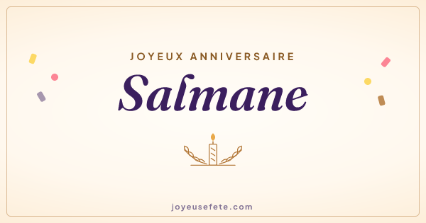 Image « Joyeux anniversaire Salmane » au format large