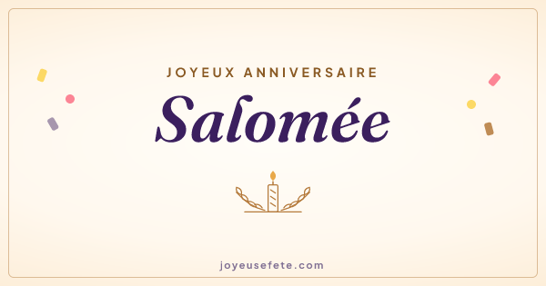 Image « Joyeux anniversaire Salomée » au format large