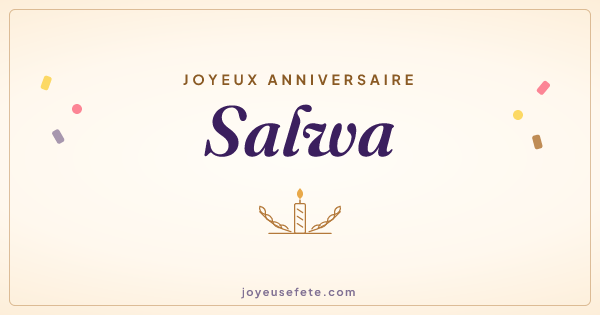 Image « Joyeux anniversaire Salwa » au format large