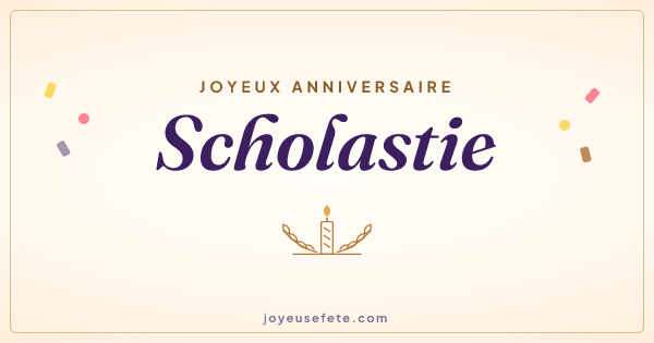 Image « Joyeux anniversaire Scholastie » au format large