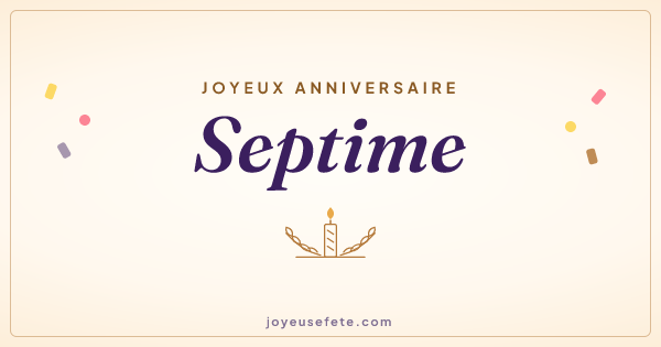 Image « Joyeux anniversaire Septime » au format large