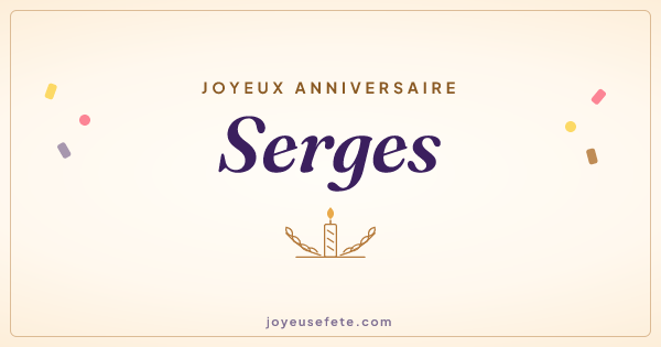 Image « Joyeux anniversaire Serges » au format large