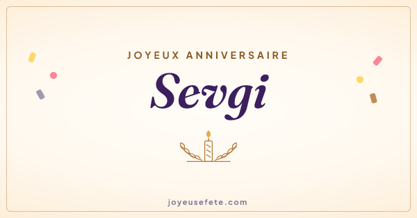 Image « Joyeux anniversaire Sevgi » au format large