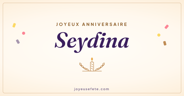 Image « Joyeux anniversaire Seydina » au format large