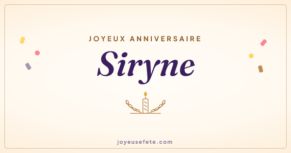 Image « Joyeux anniversaire Siryne » au format large