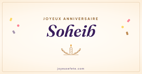 Image « Joyeux anniversaire Soheib » au format large