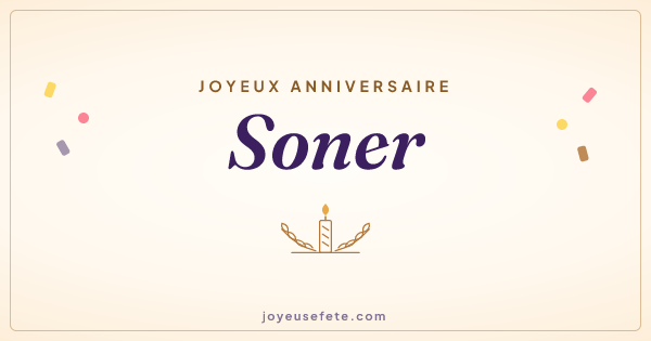 Image « Joyeux anniversaire Soner » au format large