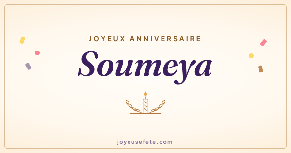 Image « Joyeux anniversaire Soumeya » au format large