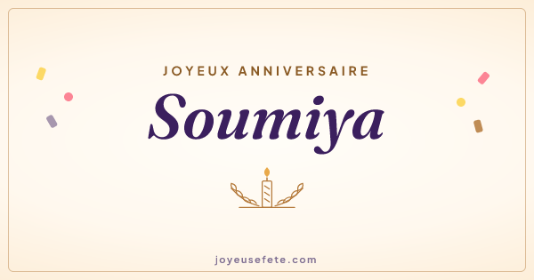 Image « Joyeux anniversaire Soumiya » au format large