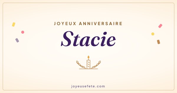 Image « Joyeux anniversaire Stacie » au format large