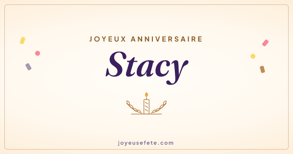 Image « Joyeux anniversaire Stacy » au format large