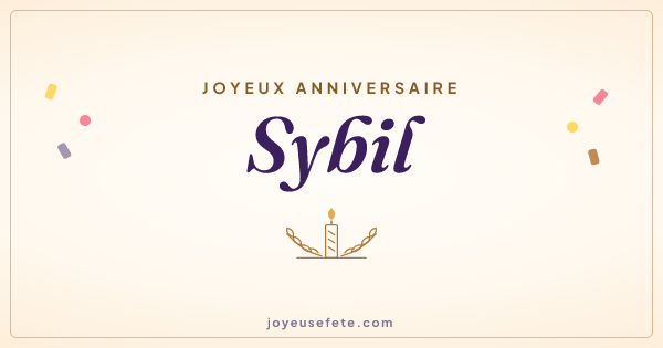 Image « Joyeux anniversaire Sybil » au format large