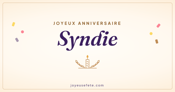 Image « Joyeux anniversaire Syndie » au format large