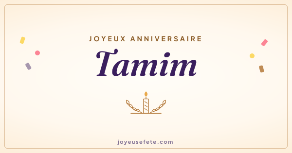 Image « Joyeux anniversaire Tamim » au format large