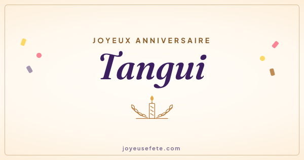 Image « Joyeux anniversaire Tangui » au format large