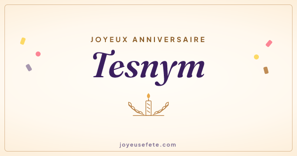 Image « Joyeux anniversaire Tesnym » au format large