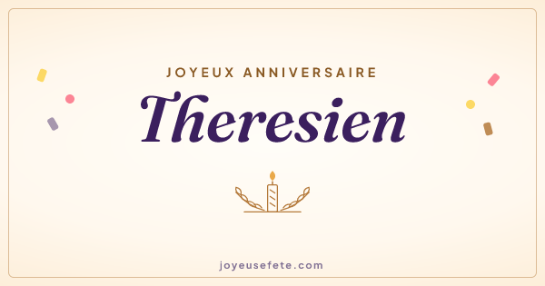 Image « Joyeux anniversaire Theresien » au format large