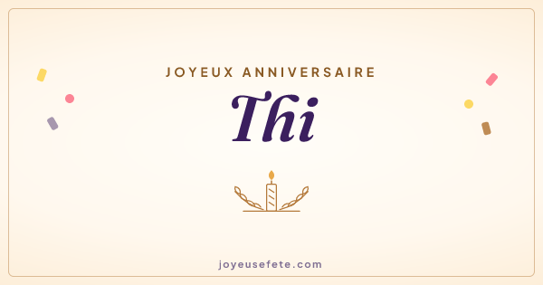 Image « Joyeux anniversaire Thi » au format large