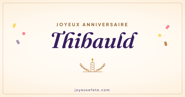 Image « Joyeux anniversaire Thibauld » au format large