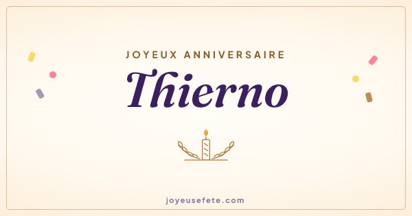 Image « Joyeux anniversaire Thierno » au format large