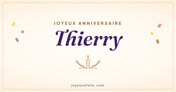 Image « Joyeux anniversaire Thierry » au format large