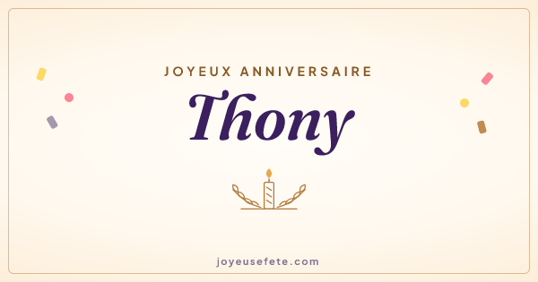 Image « Joyeux anniversaire Thony » au format large
