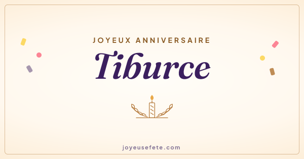 Image « Joyeux anniversaire Tiburce » au format large