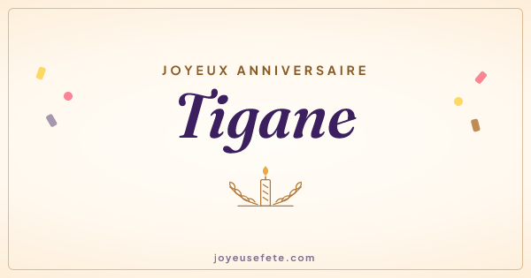 Image « Joyeux anniversaire Tigane » au format large