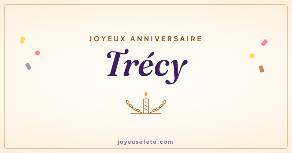 Image « Joyeux anniversaire Trécy » au format large