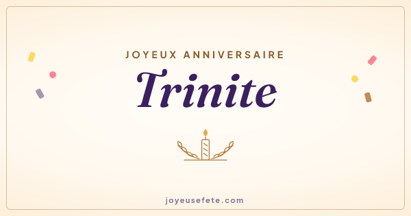 Image « Joyeux anniversaire Trinite » au format large