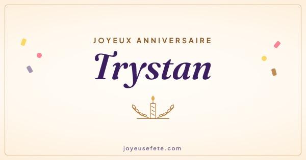 Image « Joyeux anniversaire Trystan » au format large