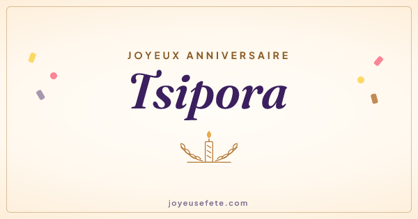 Image « Joyeux anniversaire Tsipora » au format large