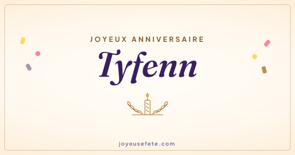 Image « Joyeux anniversaire Tyfenn » au format large