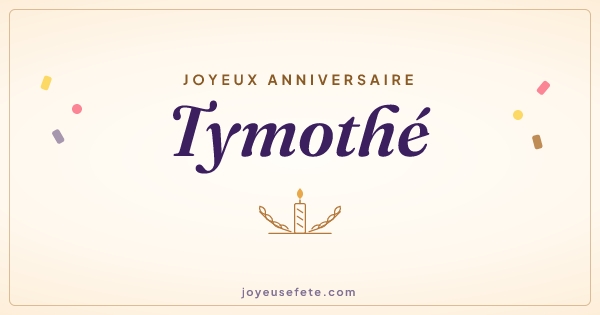Image « Joyeux anniversaire Tymothé » au format large