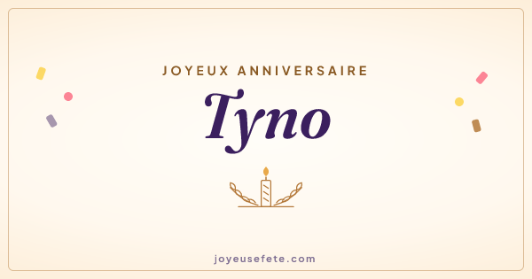 Image « Joyeux anniversaire Tyno » au format large