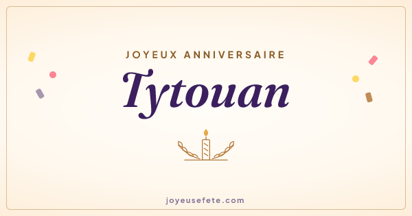 Image « Joyeux anniversaire Tytouan » au format large